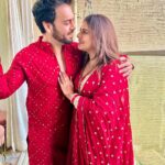 Poonam Preet Bhatia Instagram - Half my love & half your love this way the moon will be complete 🌙 #karwachauth #festivegreetings