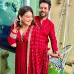 Poonam Preet Bhatia Instagram - Half my love & half your love this way the moon will be complete 🌙 #karwachauth #festivegreetings