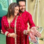 Poonam Preet Bhatia Instagram - Half my love & half your love this way the moon will be complete 🌙 #karwachauth #festivegreetings