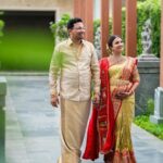 Poornima Bhagyaraj Instagram - A beautiful shawl depicting @shrinidhi.senthil journey of life after meeting her life partner Amrith. One of my most challenging work till today. Extremely happy with my team