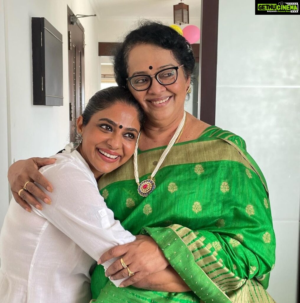 Poornima Indrajith Instagram - Happy Birthday Amma . Stay healthy and happy wise and witty for ever ♥🧿
