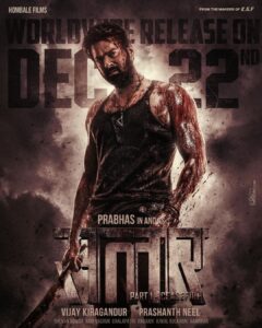 Prabhas Instagram - 𝐂𝐨𝐦𝐢𝐧𝐠 𝐁𝐥𝐨𝐨𝐝𝐲 𝐒𝐨𝐨𝐧!

#SalaarCeaseFire Worldwide Release On Dec 22, 2023.

@actorprabhas #PrashanthNeel @therealprithvi @hombalefilms #VijayKiragandur @shrutzhaasan @iamjaggubhai_ @sriya_reddy @garuda_ram_official @actorsimha @hombalegroup @bhuvanphotography @ravibasrur @shivakumarart @chalapathi477 @anbariv_action_director @kishorekotumphotography @salaarthesaga

#SalaarCeaseFireOnDec22