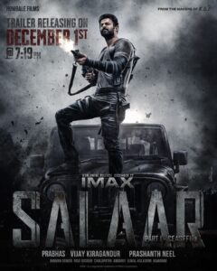 Prabhas Instagram - 𝐆𝐞𝐚𝐫 𝐮𝐩 𝐟𝐨𝐫 𝐚𝐧 𝐞𝐱𝐩𝐥𝐨𝐬𝐢𝐯𝐞 𝐜𝐞𝐥𝐞𝐛𝐫𝐚𝐭𝐢𝐨𝐧𝐬 💥

#SalaarCeaseFire Trailer is set to detonate on Dec 1st at 7:19 PM 🔥

Happy Deepavali Everyone 🪔 

#Salaar @actorprabhas #PrashanthNeel @therealprithvi @hombalefilms @vkiragandur @shrutzhaasan @iamjaggubhai_ @sriya_reddy @garuda_ram_official @actorsimha @hombalegroup @bhuvanphotography @ravibasrur @shivakumarart @chalapathi477 @anbariv_action_director @kishorekotumphotography @salaarthesaga

#SalaarCeaseFireOnDec22