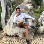 Prabhu Deva Instagram - The stone am sitting is million years old , wow