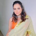 Prachi Tehlan Instagram - The glitters of the day ❤️ PC : @prayagamartin 😘😘😘😘 Styled By: @rishu812 MUAH : @sheetal_makeupandhair Jewellery: @sollakdesigns Saree: @farashaat_uae #dubaidiaries #travel #actorslife Dubai, United Arab Emirates