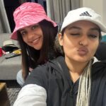Prachi Tehlan Instagram - 2 days of craziness! What can be more fun than friends travelling together for work and leisure ❤️‍🔥 setting Dubai on 🔥 Don’t want to write my heart out here for all the feelings I have for people in this post and the memorable times spent with these cuties 💖 @sreenathbhasi @prayagamartin PC of Me- @prayagamartin (the super talented ) #friends #dubai #love #workvisits #unfiltered #nomakeup #prachikatehlan Dubai, United Arab Emirates