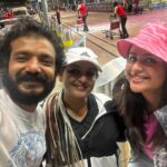 Prachi Tehlan Instagram - 2 days of craziness! What can be more fun than friends travelling together for work and leisure ❤️‍🔥 setting Dubai on 🔥 Don’t want to write my heart out here for all the feelings I have for people in this post and the memorable times spent with these cuties 💖 @sreenathbhasi @prayagamartin PC of Me- @prayagamartin (the super talented ) #friends #dubai #love #workvisits #unfiltered #nomakeup #prachikatehlan Dubai, United Arab Emirates