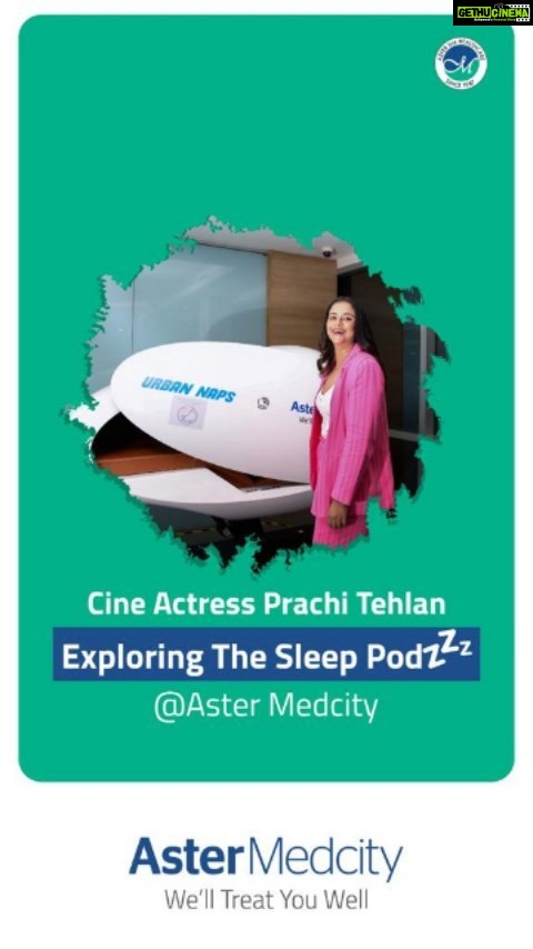 Prachi Tehlan Instagram - "Cine Actress Prachi Tehlan Exploring The Sleep Pod 💤 At Aster Medcity" To know more, ☎ 8111998098 #PrachiTehlan #AsterMedcity #SleepPodExploration #sleeppod #Qualityrest See less