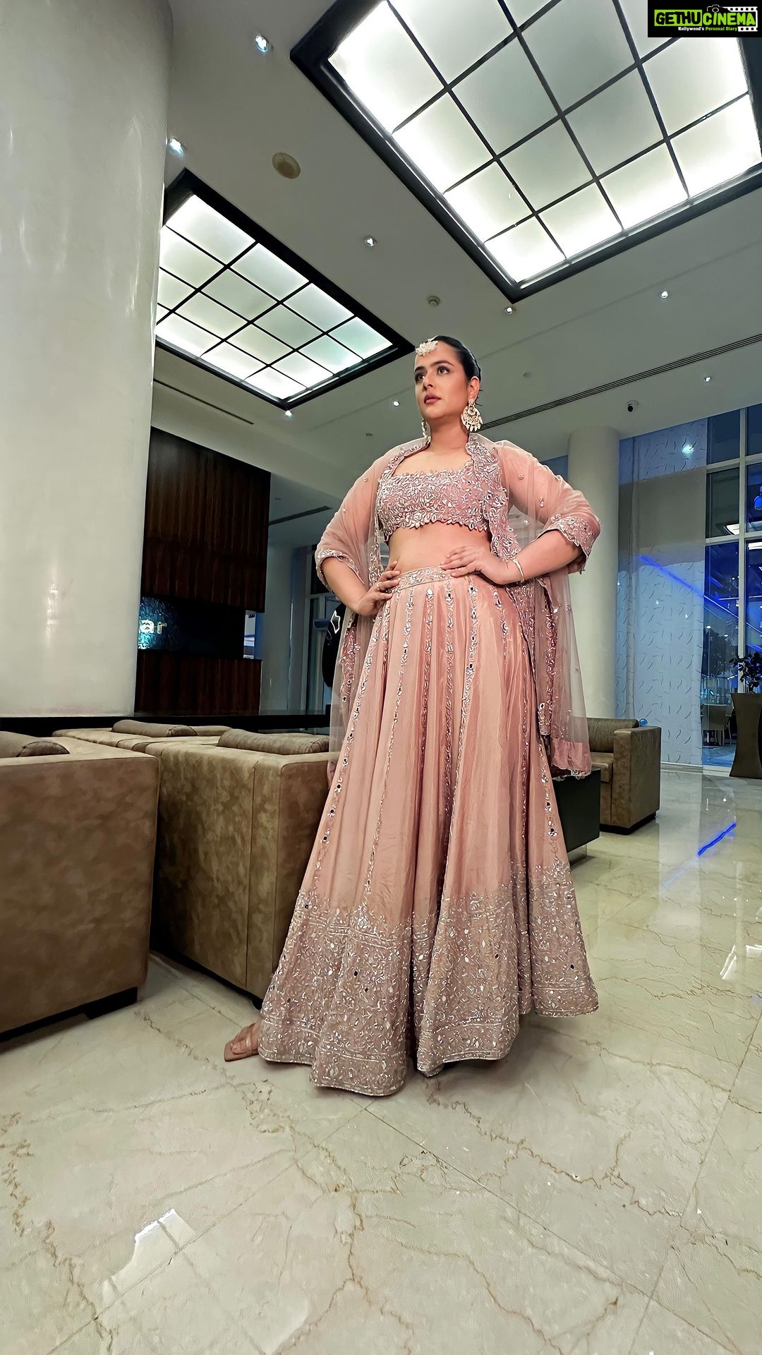 Prachi Tehlan Instagram - A throwback to this beautiful outfit by my dear friend @noushifatiz with the label @fatiz_official ❤️ Loved wearing it for the event and a brief get away on the streets of Dubai getting sweet compliments for my self 😬 Label: @fatiz_official Designer : @noushifatiz MUAH: @sheetal_makeupandhair #love #dubai #fatiz #dolledup #tbt #trendingreels #reels #neereel #designer #indianwear #enjoyingmyoutfit Novotel World Trade Centre Dubai