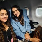 Prachi Tehlan Instagram - Met this adorable @bhavzmenon in the flight recently. Other than being extremely humble she is also outspoken, charming and beautiful. Lovely meeting you ❤️ Cheers to new friendship 🙌🏻 #flightmoments #kochi #prachikatehlan #bhavnamenon Kochi, India