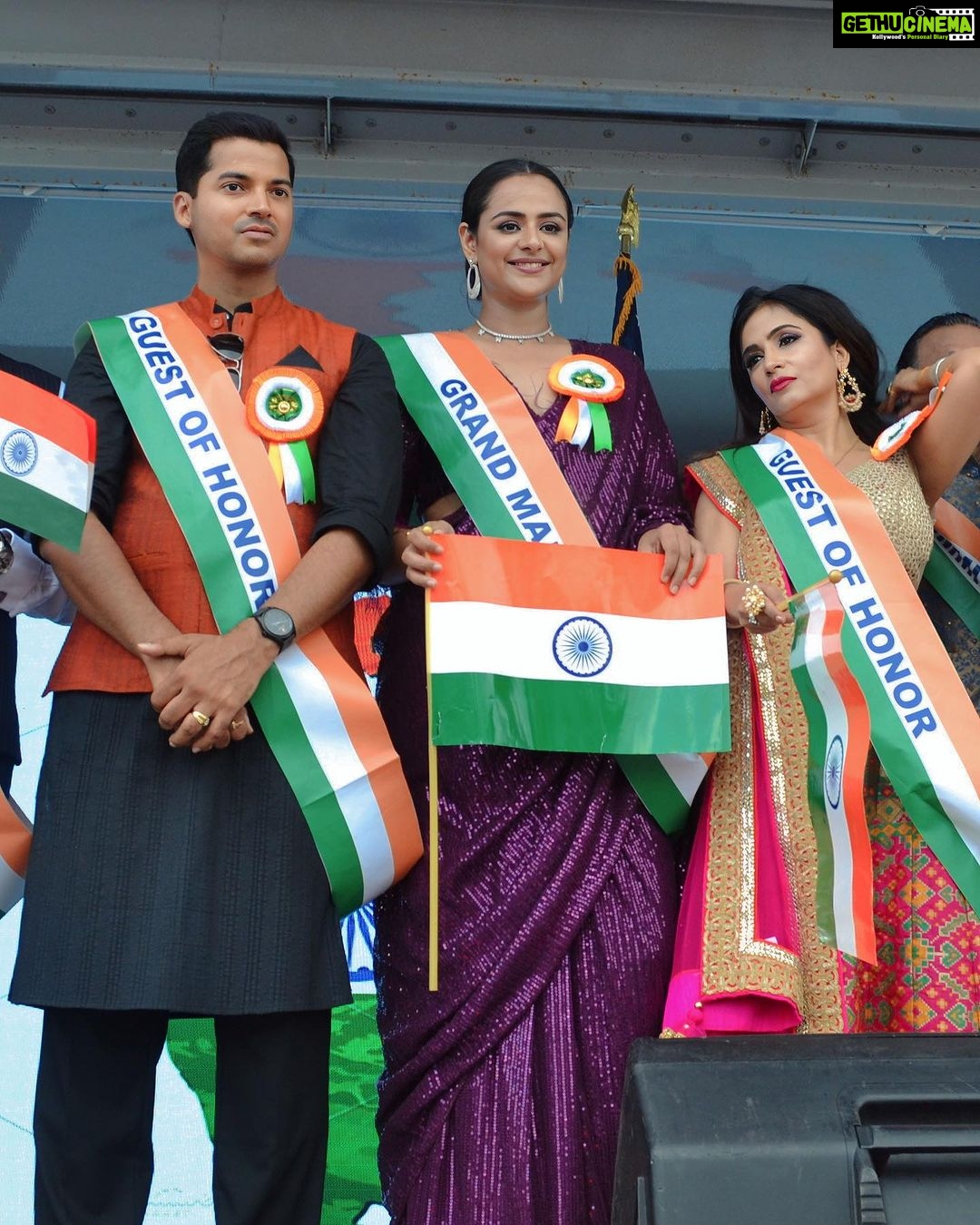 Prachi Tehlan Instagram - My fond memories of celebrating Independence Day in India and abroad. It’s so beautiful how sports and culture connects the people across borders and I am fortunate to experience both in one lifetime. Be free mentally and spiritually and celebrate the Independence Day 🇮🇳 everyday in your life until last. #happyindependenceday #76thindependenceday #indiaindependenceday #indian #proudindia Kochi, India