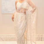 Prachi Tehlan Instagram - I’m not your barbie girl ❤️‍🔥 Stylist: @rishu812 Wearing : @dlmayaofficial @dlmaya8 Accessories: @sollakdesigns MUAH: @glam_by_barsha Captured by: @reyansh_rahul_photography Event: @siimawards #sareelove #indiansareeangels