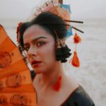 Prachi Tehlan Instagram - HEIWA The ultimate Disaster in Japan Hiroshima may be not just a disaster but history . Here’s the representation of the holding to the roots , tradition , culture and Love after the disaster . Inframe : @prachitehlan Photographed by : @_viishnu_santhosh Concept styling and creative direction : @diljinkrishna Outfit @__ishaheeed___ Mua : @manjucalluna Retouch : @bijth_mohan Photography Team : @afrithhussain Costume Assist : @rash_i_naval