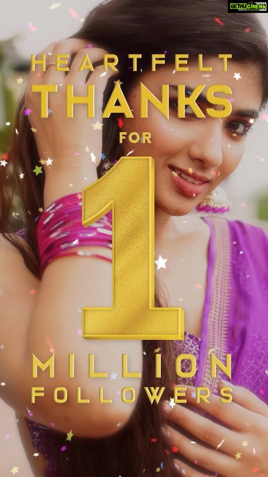 Pragya Nagra Instagram - 1 Million Followers 💫 Thanks for this wonderful edit @riseshinetalent @sathishoffl ✨️