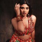 Pragya Nagra Instagram - GODDESS ENERGY🔥 In frame @pragyanagra Styling & Concept @soigne_official_ Shot by @en.nizharpadam Outfit @rajarani_couture Makeup @aura_makeoverartistry Hairstyle @peya_makeoverartistry Asst @darshna_ramesh #fashionstylist #styling #photoshoot #conceptstyling #detailshots #traditional #lehengacholi #navratri #studiophotography #pragyanagra #telugucinema #tamilcinema #actress #trending #anglagade Chennai, India