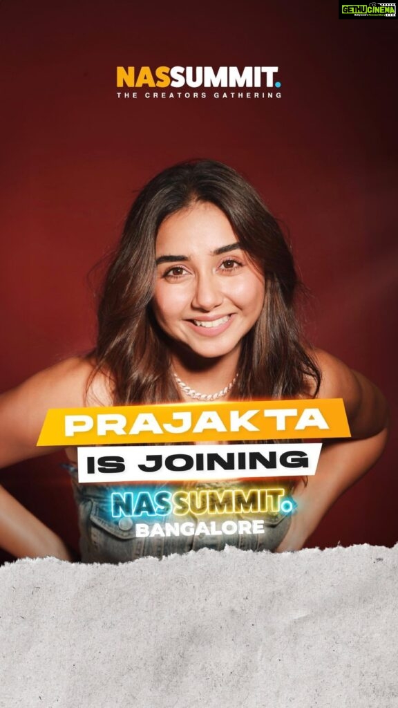 Prajakta Koli Instagram - YES @mostlysane is coming to Nas Summit Bangalore!! 🥳 📌 November 4, 2023 Don’t miss this incredible event. We only have few tickets left! 🎟 get yours now 👉nassummit.com/bangalore #nassummit #bangalore