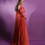 Prajakta Mali Instagram - Believing in the power of magic 💫 . Everything can change upside down in a fraction of second. . #magic #happens #navratree #red #prajakttamali @💥 . Outfit: @bahaaraofficial @pop.potential Jewellery - @aarika_by_chandrika Styled by - @rajasidatar @sheerlychic Assisted by - @_mansikadam13 Hmu - @seemaofficial @mirrormajestymakeupacademy_ Clicked by - @thepolaroid8