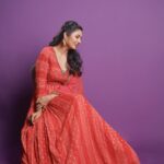 Prajakta Mali Instagram – Remembering the power within.
.
Soft yet strong 🎯. 
.
#नारीशक्ती 
.
#love #smile #durga #adishakti @♥️

.

Outfit: @bahaaraofficial @pop.potential
Jewellery – @aarika_by_chandrika 
Styled by – @rajasidatar @sheerlychic
Assisted by – @_mansikadam13
Hmu – @seemaofficial @mirrormajestymakeupacademy_
Clicked by – @thepolaroid8
