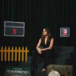 Prakruti Mishra Instagram – At the premiere of 
“The Railway men” on @netflix_in 
Produced by @yrf 👏🏼

“Less talk  more action “
This is how i would describe my experience after watching “Therailwaymen” which is based on the #bhopalgastragedy . 
.
.
Get ready to witness some amazing performances by your favourite stars ✨ 
@kaykaymenon02 @babil.i.k @actormaddy 
#therailwaymenonnetflix #yashrajfilms #prakrutimishra PVR ICON: Infiniti Mall