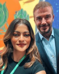 Prakruti Mishra Instagram - An iconic day at @metaindia headquarters today 🤩
Had the absolute honour to meet the legend @davidbeckham ♥️
Thank you for giving me a memory for lifetime 🥹
.
.
.
.
#beckhamxmeta  #beckhamxsara 
#prakrutimishra #metaindia 
.
.
.
Team @signature24productions