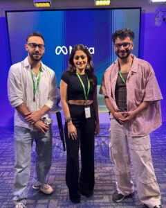 Prakruti Mishra Instagram - An iconic day at @metaindia headquarters today 🤩
Had the absolute honour to meet the legend @davidbeckham ♥️
Thank you for giving me a memory for lifetime 🥹
.
.
.
.
#beckhamxmeta  #beckhamxsara 
#prakrutimishra #metaindia 
.
.
.
Team @signature24productions