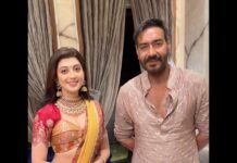 Pranitha Subhash Instagram - A beautiful evening of Navarathri puja #KalyanNavrathri . Met some of my lovely Co stars, Ajay sir , Dileep sir , sonakshi ✨