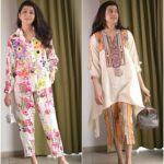 Pranitha Subhash Instagram - Help me choose ❤️ Look one : @mohammed.mazhar.official Look two : @niku_thelabel