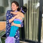 Pranitha Subhash Instagram - Happy Halloween from my Little Mermaid 🧜‍♀️ Swipe to see the reality of dolling up a baby in an impractical outfit. Tbh, We didn’t get a single pic of both of us smiling.
