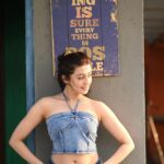 Pranitha Subhash Instagram - When you’re unsure , so you pose in front of quotes that make little sense ✨
