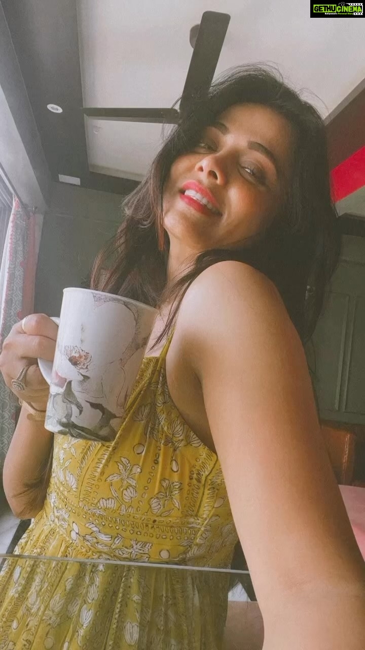 Prarthana Behere Instagram - Stressed, blessed, and coffee obsessed.” . #meandmycoffee #happiness #lifeisbeautiful #coffeelover #coffeelove #💕♾