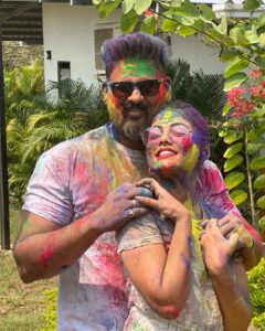 Prarthana Behere Instagram - Colour of love … 💜
Happy Holi everyone 

Pic  by - @meshreysawant 
#happyholi #lifeisbeautiful #happiness #happyme #happyus