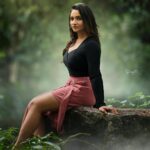 Pratheeksha G Pradeep Instagram - Who looks outside, dreams; who looks inside, awakes… Makeup @brides_of_deepthi ❣️ #dream #photoshoot #insta Thiruvananthapuram, Kerala, India
