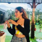 Priya Banerjee Instagram - Playing dress up n staying hydrated this monsoon ☔️💚🌼