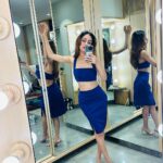 Priya Banerjee Instagram - My kinda blues 💙 Styled by my fav @izhachaudhry thank you for always making me look good💙