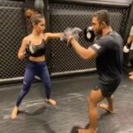 Priya Banerjee Instagram - Had been a while… 🥊 #fight with @rohityson_ 💪🏼 #tbt 🥊