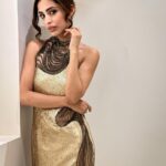 Priya Banerjee Instagram - About last night 🤍 For the launch of the new Mumbai flagship store by Gaurav Gupta couture 🤍 #shunya Wearing the one and only @gauravguptaofficial 🤍 Hair n makeup by my fav @makeupbychanch 😘 📸 @framingframesbyps