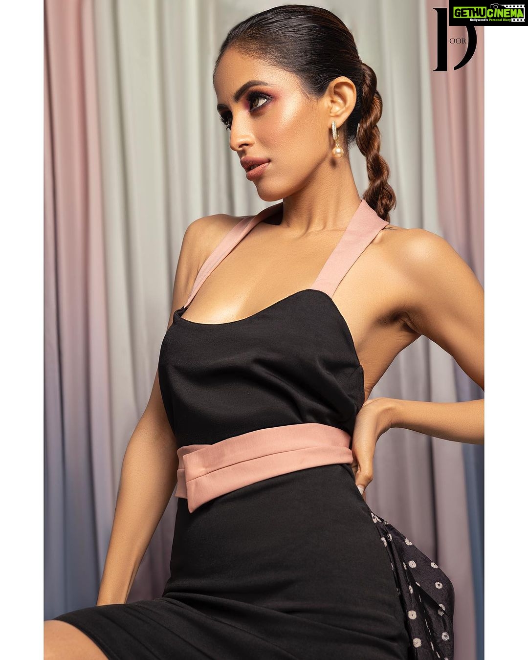 Priya Banerjee Instagram - Kinda bad…kinda boujee… ⚡️🖤 Magazine @thedoormagazine Featuring @priyabanerjee Photographer & Creative Director - @dhruv_vohraphotography Editor at Large & Fashion Director - @jennet_david_william Makeup & Hair - @ankitamanwanimakeupandhair Assistant Stylist - @sreevardhan_keto Assistant Photographer - @b.runphotography Studio @blackframesstudios Post production - @rahuleditingstudio Outfit @closetforher Jewelry @sollakdesigns Background curtains @drape_story #thedoormagazine #priyabanerjee
