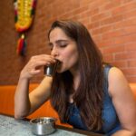 Priya Bapat Instagram - Coffee time! Cheers to filter brews and good vibes. Filter coffee lovers raise your hand 🙋🏻‍♀️ 😄