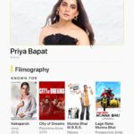 Priya Bapat Instagram - Did you know that @priyabapat from @disneyplushotstar's City of Dreams also starred in Munnabhai MBBS as Munna's batchmate? 💛 She debuted on IMDb's Popular Indian Celebrities Feature at #36 last week. Here's taking a look at some of the titles she's known for ✨ 🎬: Kaksparsh | Zee5 City of Dreams | Disney+ Hotstar Munna Bhai M.B.B.S. | Prime Video Lage Raho Munna Bhai | Prime Video