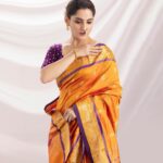 Priya Bapat Instagram - मराठमोळा साज ❤️❤️ For @kohinoorgrouppune Saree @navinyas_handloom Styled @bapatshweta Make up @saurabh_kapade Hair @nilampatel12 📸 @vijaypowarphotography