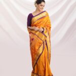 Priya Bapat Instagram - मराठमोळा साज ❤️❤️ For @kohinoorgrouppune Saree @navinyas_handloom Styled @bapatshweta Make up @saurabh_kapade Hair @nilampatel12 📸 @vijaypowarphotography