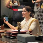 Priya Bapat Instagram - Real Priya behind Poornima 😄 #cityofdreams #season3 @disneyplushotstar @applausesocial