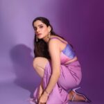 Priya Bapat Instagram - Mood 💜 #cityofdreams3 TOMORROW Outfit @anerabyav @manalirawat Style @bapatshweta Jewellery @bblinggbymeghana Make up @saurabh_kapade Hair @hairbymeghaa 📸 @shrutisbagwe