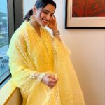 Priya Bapat Instagram - Brightening your feed 💛 #diwali #happy #yellow