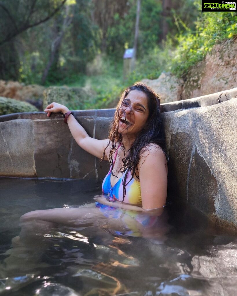 Priya Bapat Instagram - Wild and free 🌸 #hotsprings #melbourne #travel #natural #spring #nature #bodypositivity #happyday #happyandheathy Peninsula Hot Springs