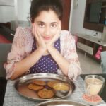 Priyaa Lal Instagram - Good food is a good mood 🥰 Having some yummy homemade methi poori 😋❤ #snacks #time #food #instagood #instafood #love #foodporn #hyderabad Hyderabad