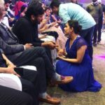 Priyaa Lal Instagram - With the two legends of Indian Cinema Bharathiraja sir Chiranjeevi garu Favorites ❤ #lastnight #hyderabad #telugu #award #show #indiancinema #memories #chiranjeevi