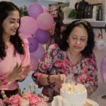 Priyaa Lal Instagram - Happy birthday to the most influential woman in my life, my beloved mom 🩷 Love you to the moon and back #happybirthday #mom #daughter #instagood #pink #floral