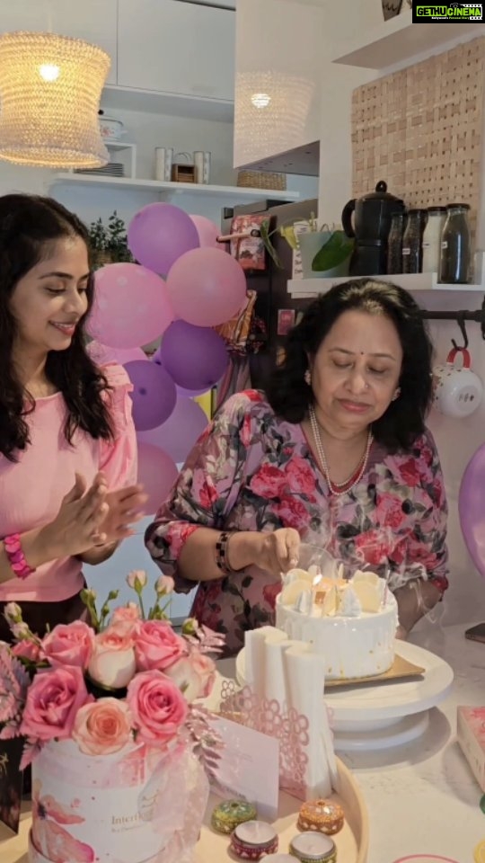 Priyaa Lal Instagram - Happy birthday to the most influential woman in my life, my beloved mom 🩷 Love you to the moon and back #happybirthday #mom #daughter #instagood #pink #floral