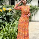 Priyaa Lal Instagram - Good Morning 🧡 #goodmorning #instagram #post #goodvibes #trending #orange #viralpost #instagood #daily #photooftheday #nature #lover #positivevibes #dress #pretty #morning #sunshine #cute #wednesday #naturephotography #beautiful